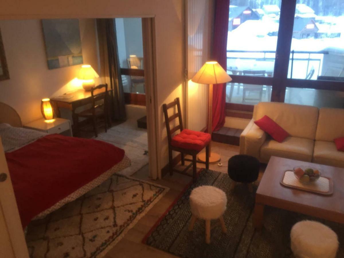 Chaleureux 3 pièces 50m² plein sud avec grande terrasse au pied des pistes à Isola 2000 Exterior foto