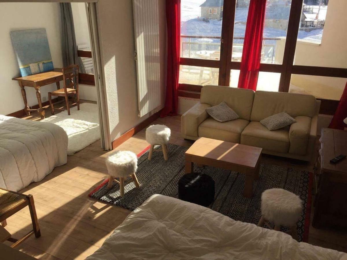 Chaleureux 3 pièces 50m² plein sud avec grande terrasse au pied des pistes à Isola 2000 Exterior foto
