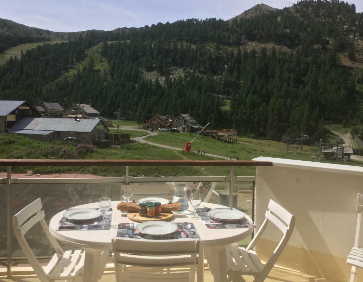 Chaleureux 3 pièces 50m² plein sud avec grande terrasse au pied des pistes à Isola 2000 Exterior foto
